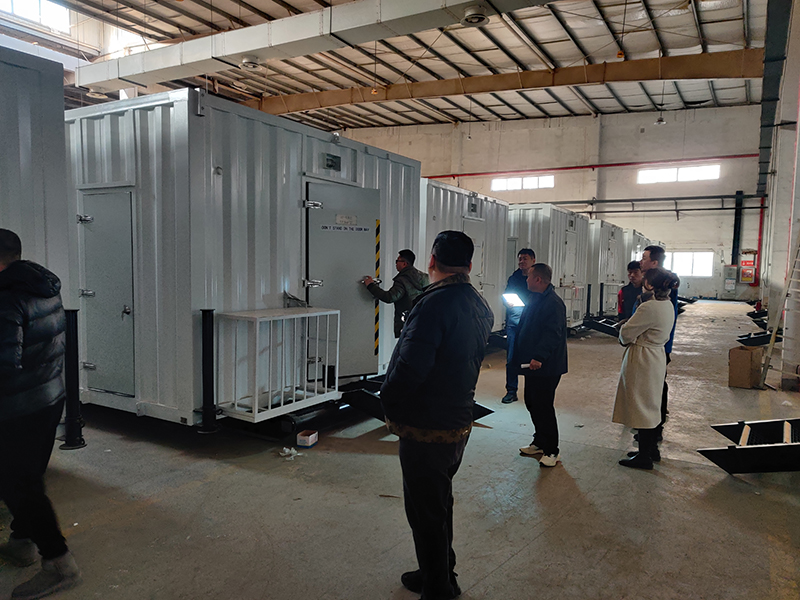 科威特項目定制野營房驗收中